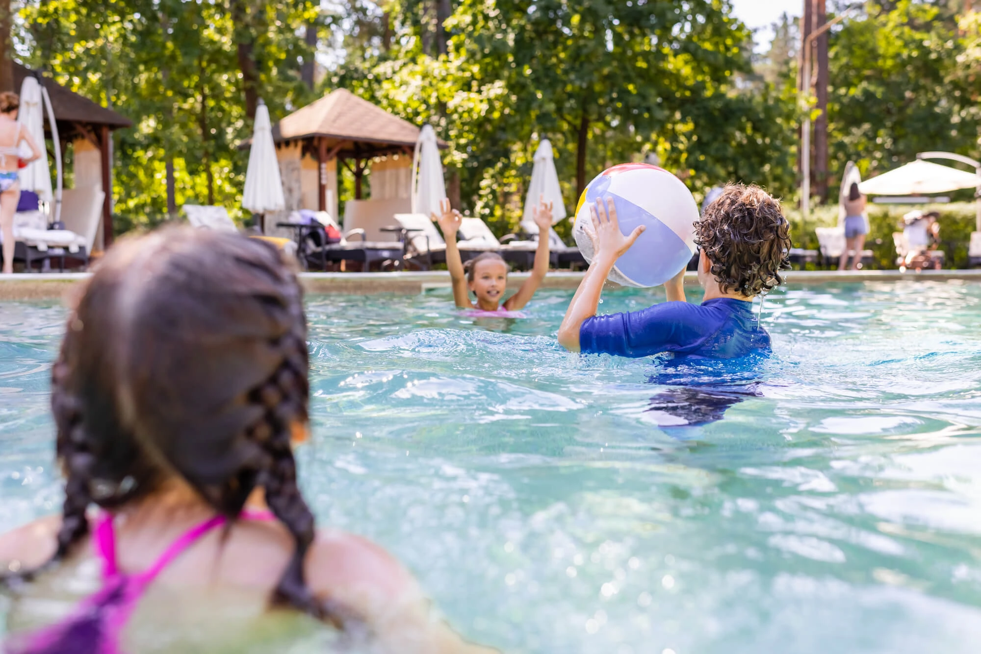 Children Playing in the Pool with the Best Preschool Programs in Royal Palm Beach, FL